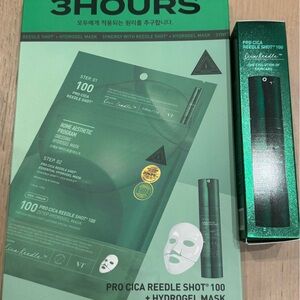 VT cosmetics Pro Cica Reedle Shot Mask and serum 100 Set